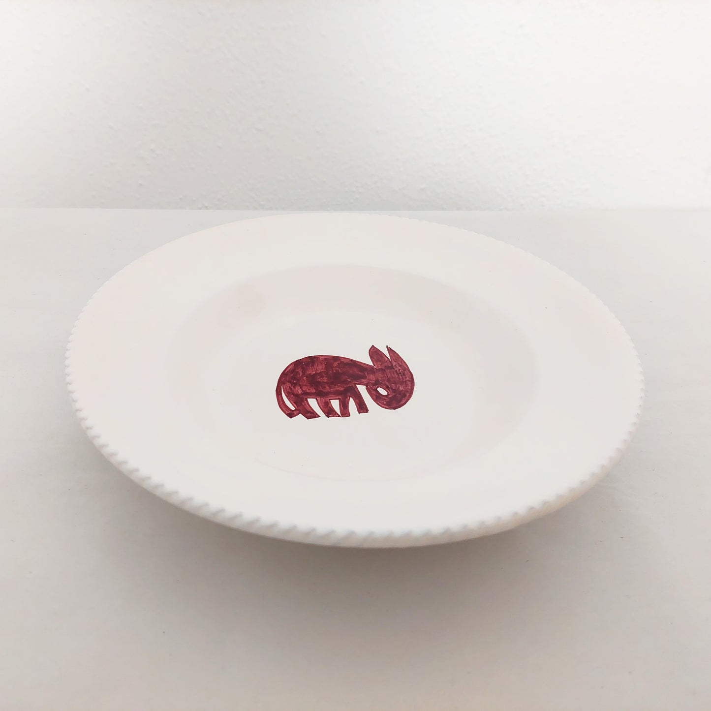 PIATTO piano+fondo (asino che cammina)