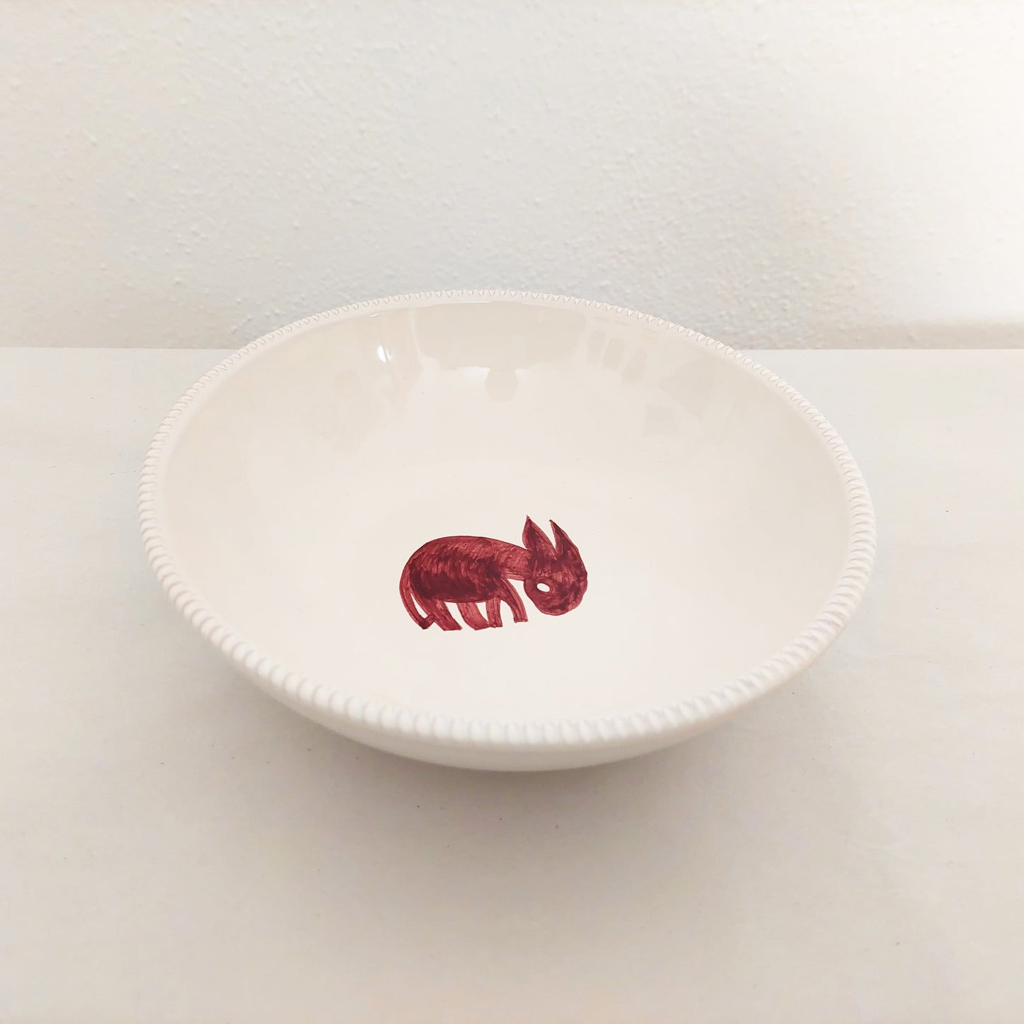 PIATTO piano+ciotola (asino che cammina)