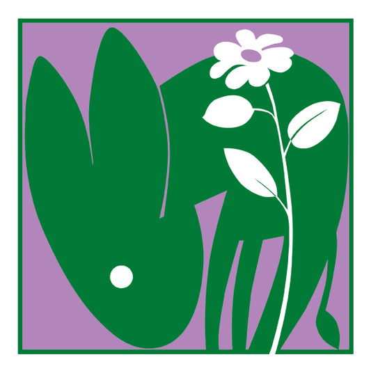 Il fiore dell'asino (verde/malva)